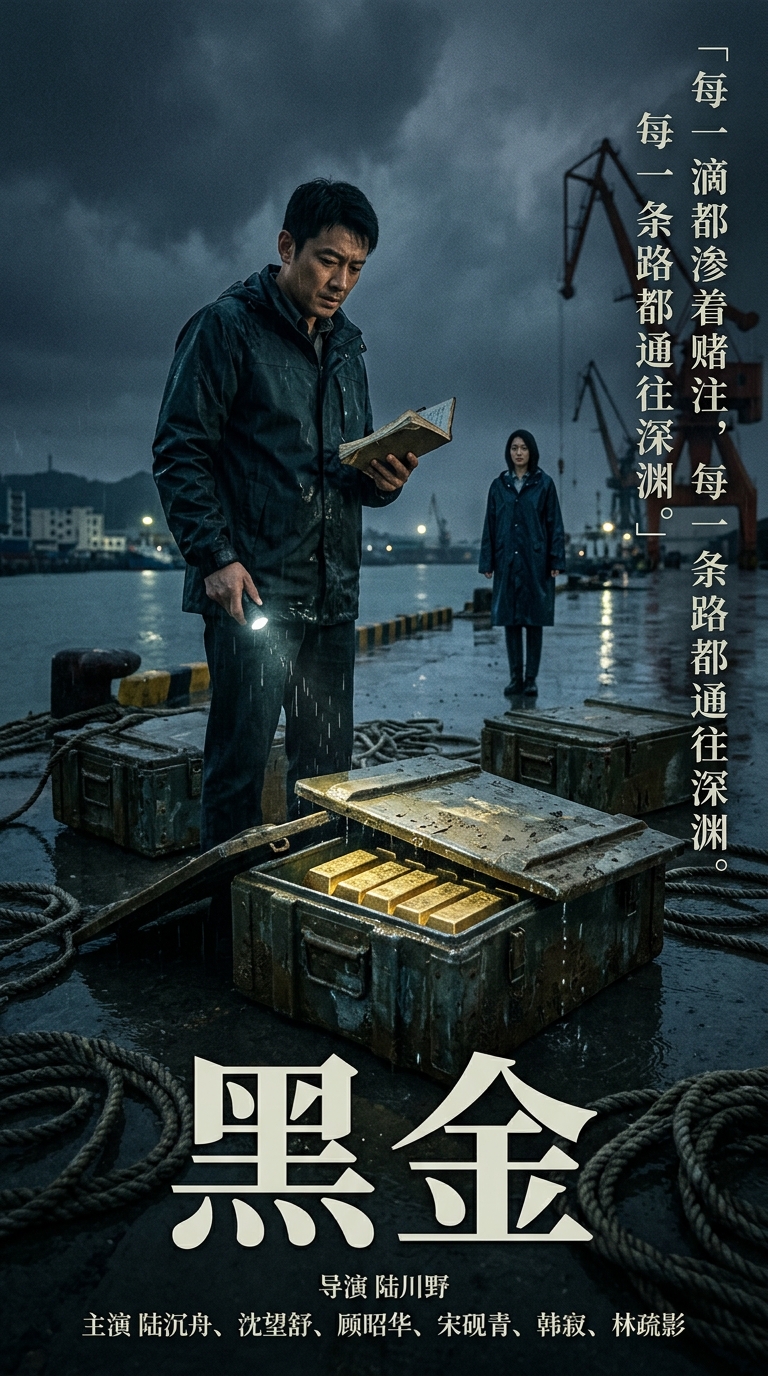 《黑金》主视觉海报